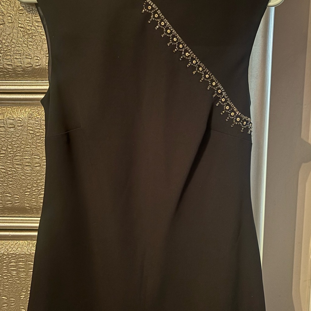 Elegant Black Dress with Embellishments